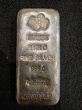 1 Kg Silver Bullion Bar