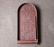 Large Vintage House of Marbles Bagatelle Wooden Pin Ball Machine Pub Games