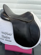 16.5 Brown Bates Caprilli General Purpose With Cair  Adjustable Gullet