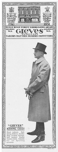 Gieves ltd riding coat vintage - ltd,