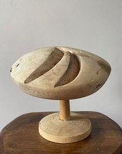 Vintage millinery wood hat