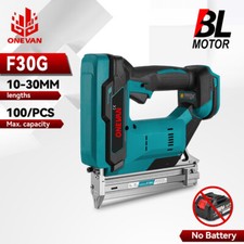 Cordless F30 Straight Nail Gun Electric Nailer Heavy Duty For Makita 18V Battery