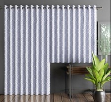 Modern White Vertical Pleated Louvre Net Curtain Panel Adjustable Window