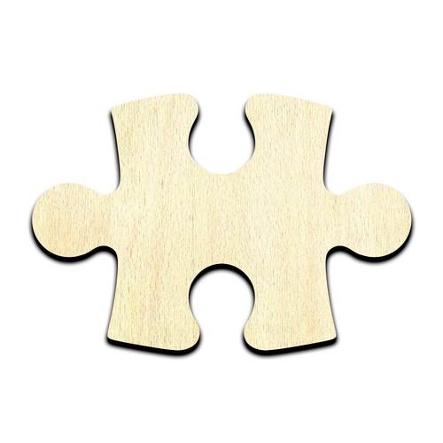Puzzle piece laser cut - piece,