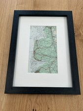 Vintage map the fylde - the,