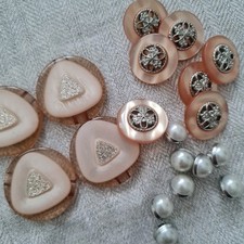 Trio Of Vintage Buttons - Free