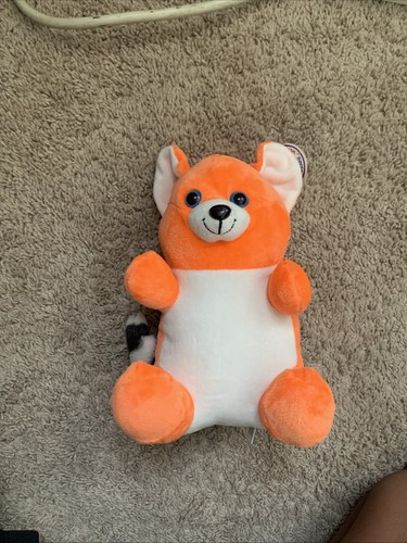 Red stuffed animal fox - stuffed,