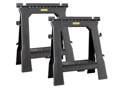 Stanley folding sawhorses - stanley®,