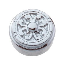 Carved Bar Rail End Plug Cap