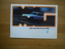 MG Car Range (Midget, MGB, MGB