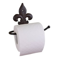 Rustic Cast Iron Toilet Roll