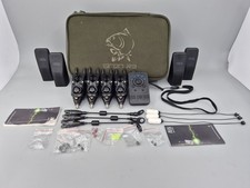 Nash Siren R3 4 Rod Set Up Bite Alarms with  Accessories and Presentation Box