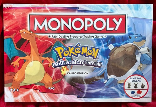 Pokemon monopoly game kanto - monopoly,