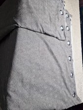 Dunelm Eyelet lined Grey