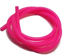 Fluorescent Solid Pink Silicone RC Nitro Glow Fuel Line Tube Pipe 1 Meter 1/10