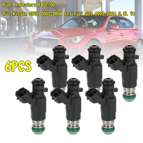 6pcs fuel injectors fbjc100 - fuel,