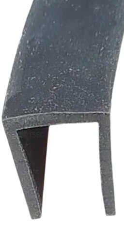 Rubber channel edging - edging, trim