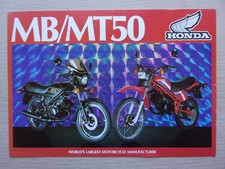 HONDA MB50 & MT50 orig 1980 UK