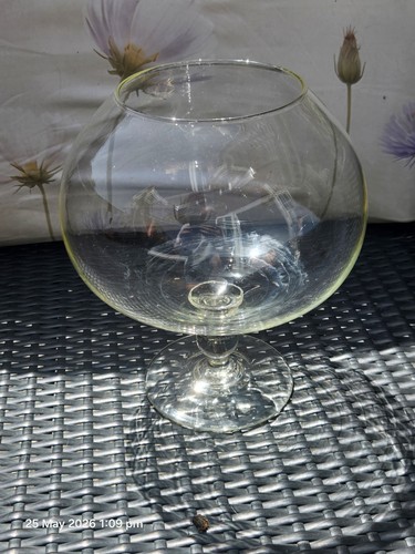 Vintage huge brandy snifter - vintage,