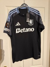 Aston Villa Away Shirt 25/26 Medium BNWTOfficial Merchandise Europa Leauge 