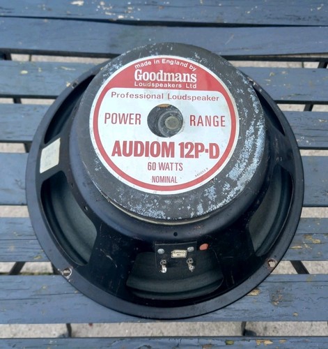 Vintage goodmans audiom 12p - vintage, 12p-d
