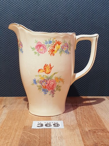 Bovey pottery floural jug - pottery,