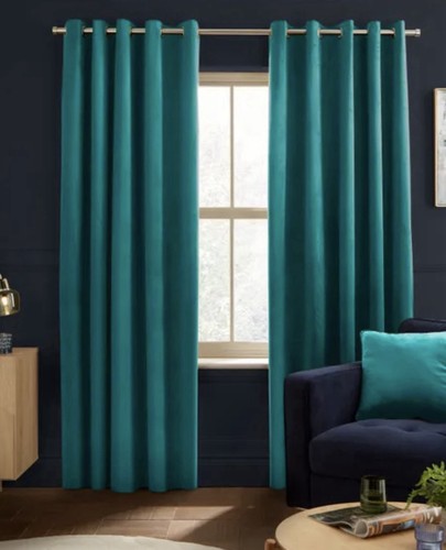 Teal luxe velour blackout - luxe,