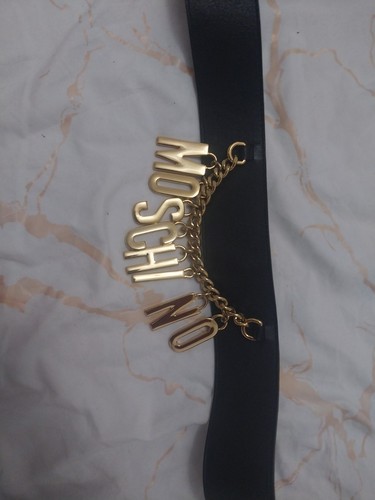Moschino women leather belt - leather,
