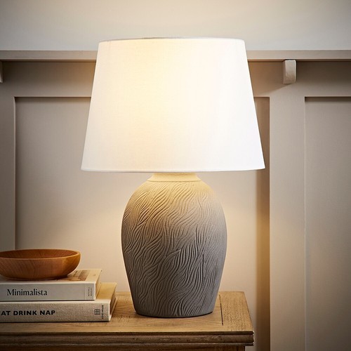 Clint table lamp large grey - table,