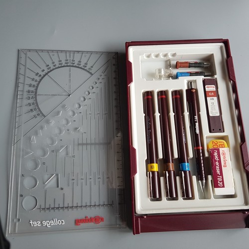 Rotring compass college set - compass,