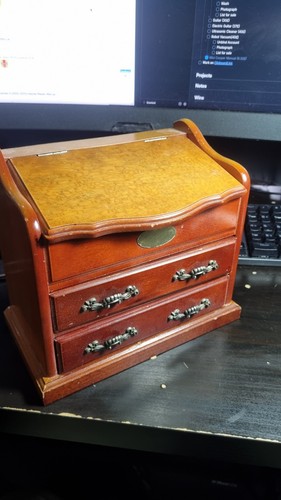 Vintage style wooden musical - wooden,
