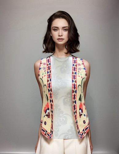 Waistcoat multi colour - waistcoat,