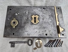 Large Late Victorian Rim Lock