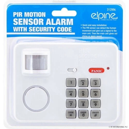 Wireless motion sensor alarm - wireless,