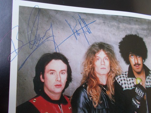 Thin lizzy signed - signed, tour
