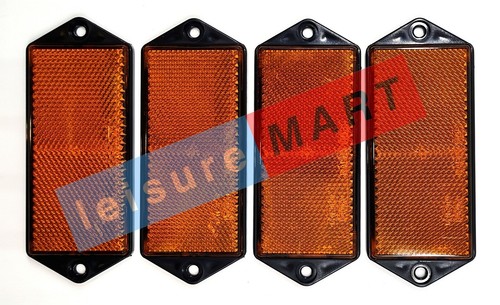 Orange amber reflectors - x,