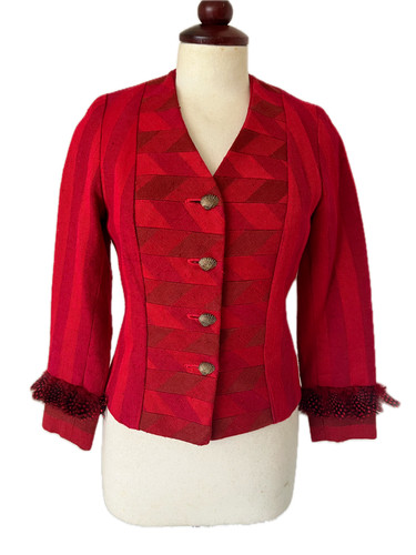 Vintage jenny edwards - vintage, red