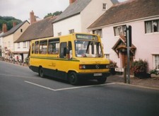 Bus Photo - Minehead bus in Dunster Southern National Mercedes-Benz 709D c1997