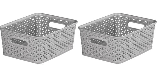 Curver nestable rattan - 2x,