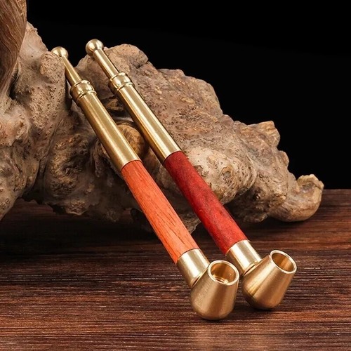Long stem metal brass smoke - metal,