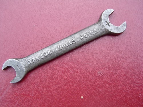 Vintage rolls royce spanner - vintage,