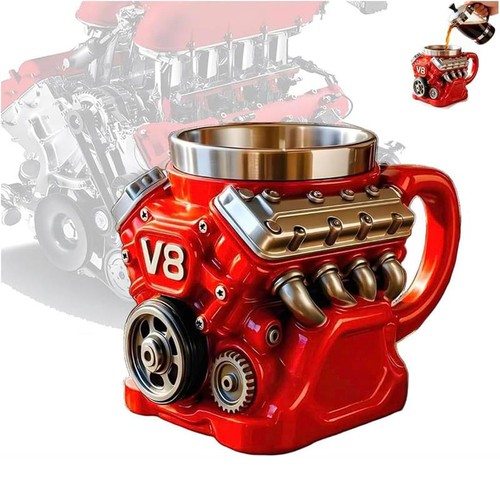 Engine mug retro - v6,
