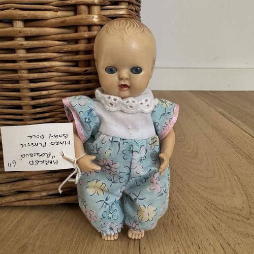 Vintage rosebud hard - vintage, 6”