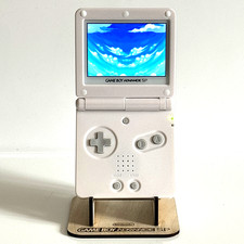 Nintendo Gameboy Advance SP IPS Laminated Screen GBA V5 White Pearl NEW Battery