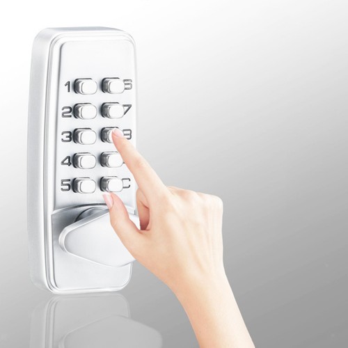 Keyless mechanical entry door - keyless,