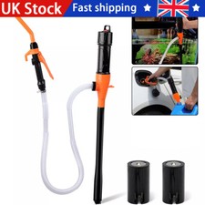 Battery Operated Electric Siphon Fuel Oil Water Petrol Liquid Transfer Pump Pipe