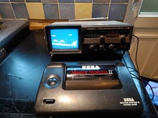 Portable B&W TV Radio Vintage