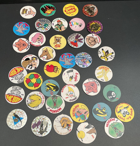 Vintage 90s pogs milk caps - 90s,