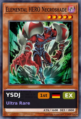Elemental hero necroshade - elemental,