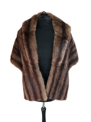 Vintage real fur stole - fur, wrap